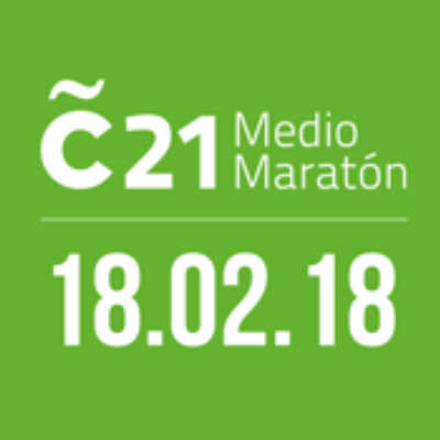 Cartel del evento X Edición Media Maratón Atlántica Coruña21 2018