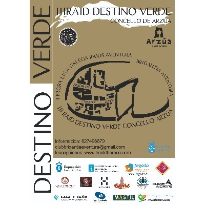 Poster for event III Raid Destino Verde - Concello de Arzúa 2018