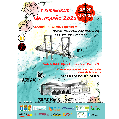 Cartel del evento BudiñoRAID Santiaguiño 2023