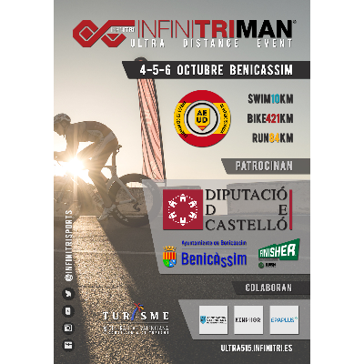 Cartel del evento InfinitriMan 2018 - Ultraman Spain