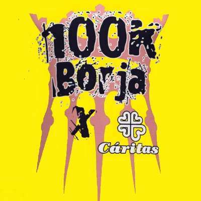 Cartel del evento 100K Borja por Caritas Gandia