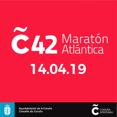 Cartel del evento Coruña10 y Coruña 42 2019
