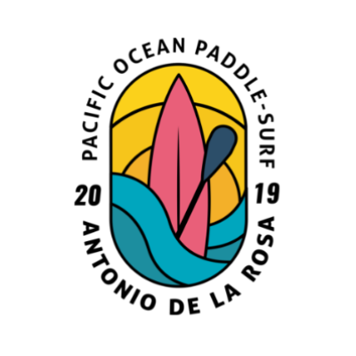Poster for event Pacific Ocean Paddle-Surf by Antonio de la Rosa