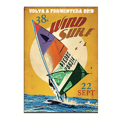 Poster for event 38ª Volta a Formentera en Windsurf 2019