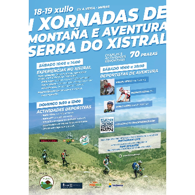 Cartel del evento I Xornadas de Montaña e Aventura Serra do Xistral 2020