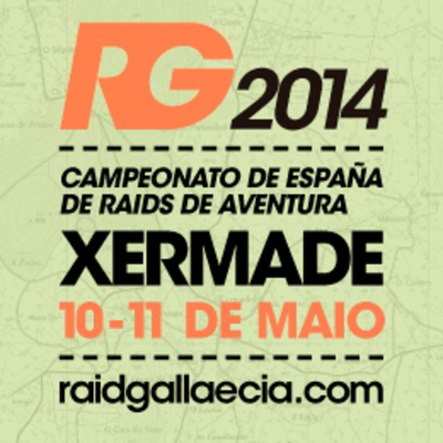 Cartel del evento Raid Gallaecia 2014