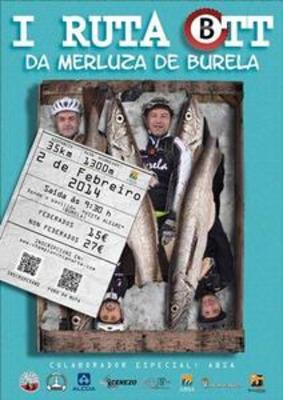 Poster for event I Ruta BTT da Merluza de Burela