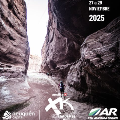 Cartel del evento Ansilta XK Traverse Neuquen