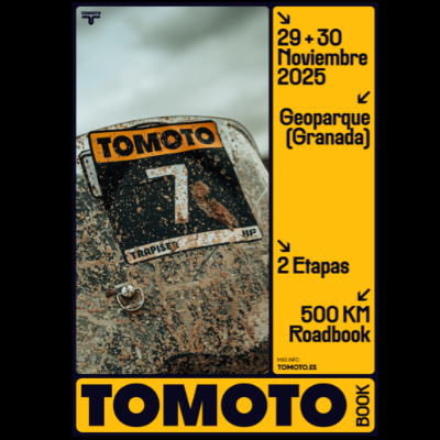 Cartel del evento TomotoBook 2025 Geoparque