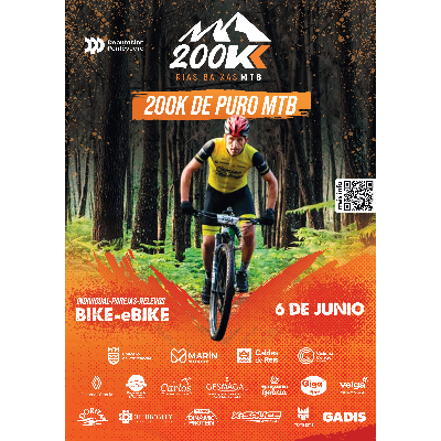 Cartel del evento 200K RIAS BAIXAS MTB 2026