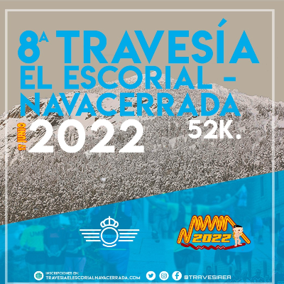 Cartel del evento 8ª Travesía El Escorial Navacerrada 2022