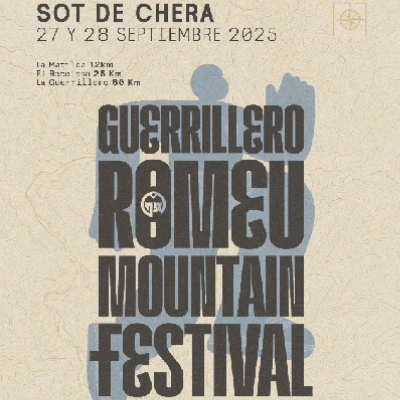 Cartel del evento Guerrillero Romeu Mountain Festival 2025