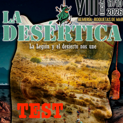 Poster for event Test La desértica 2026
